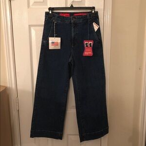 NYDJ Women's Dark Blue Cropped Capri Jeans Size 6 NWT